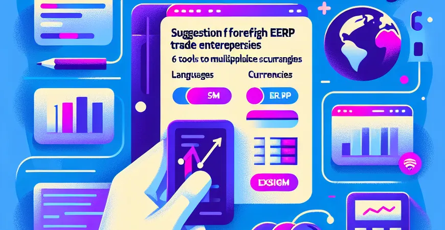 外贸企业 ERP 工具推荐：适配多语言、多币种的 6 款工具